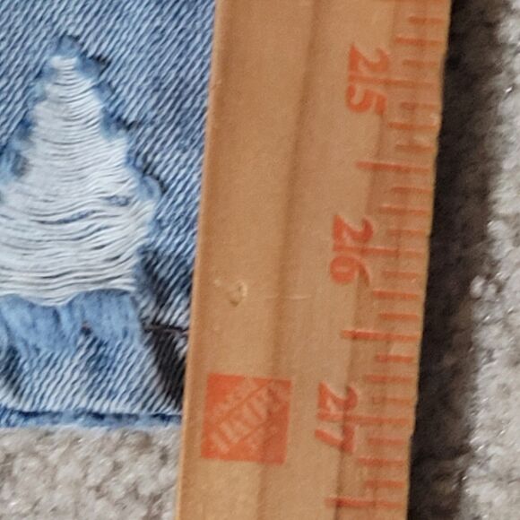 NWT BLANKNYC Jeans Womens 29 The Madison Crop Hi-Rise Distressed Light Blue - Picture 5 of 12